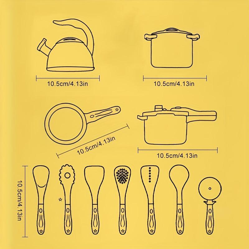 Pretend Cooking Toy Set for Girls
