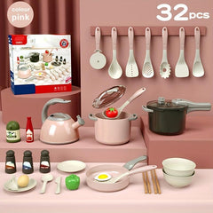 Pretend Cooking Toy Set for Girls
