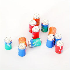 4Pcs Metal Soda Pop Cans 1:12 Dollhouse Pub Accessory