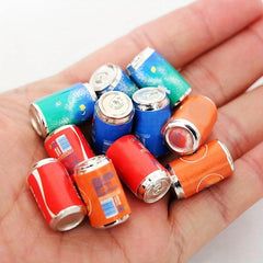 4Pcs Metal Soda Pop Cans 1:12 Dollhouse Pub Accessory