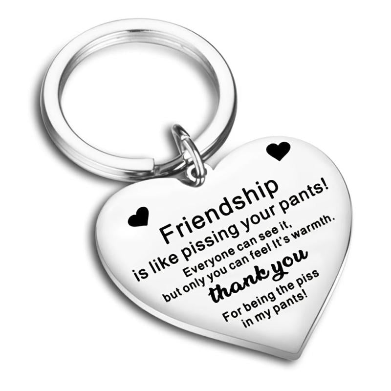 Heart Key Chain Stainless Steel Gift