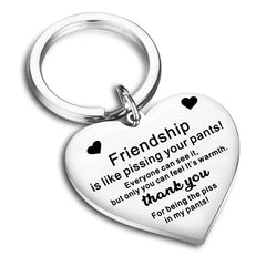 Heart Key Chain Stainless Steel Gift