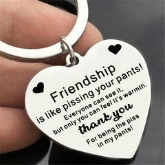 Heart Key Chain Stainless Steel Gift