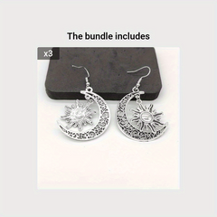 Vintage Sun & Moon Earrings