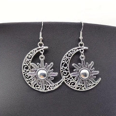 Vintage Sun & Moon Earrings
