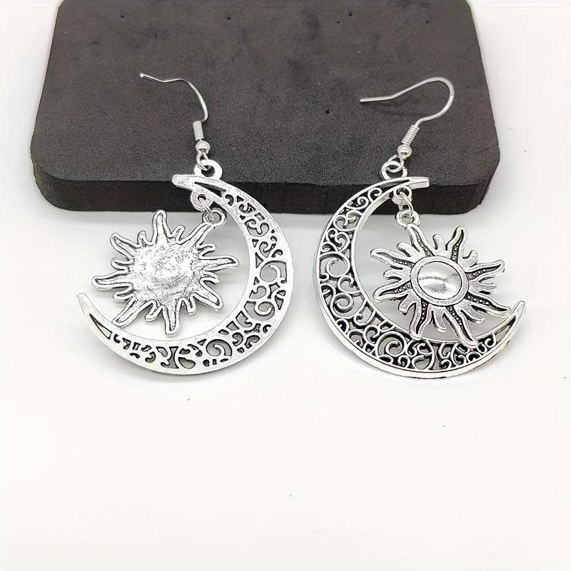 Vintage Sun & Moon Earrings