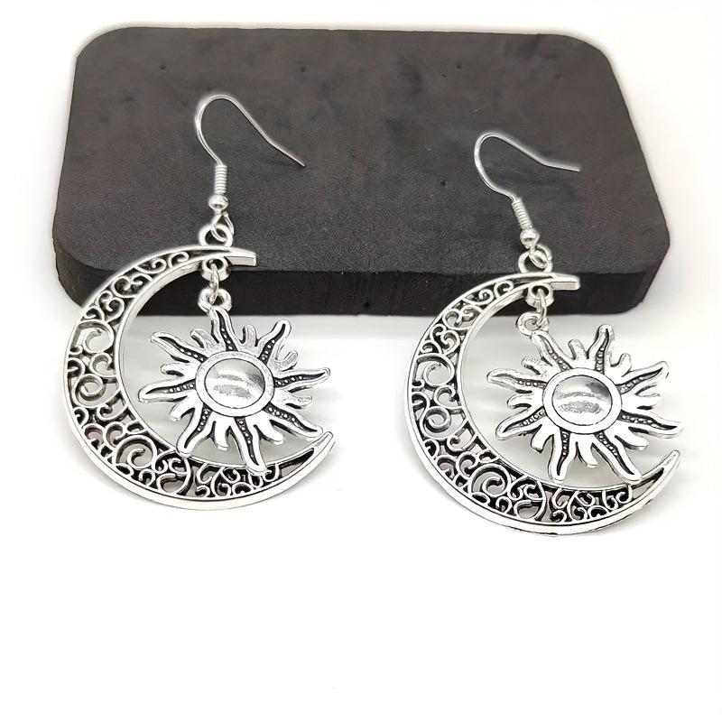 Vintage Sun & Moon Earrings