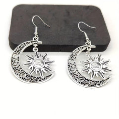Vintage Sun & Moon Earrings