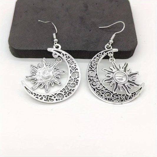 Vintage Sun & Moon Earrings