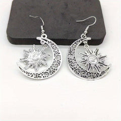Vintage Sun & Moon Earrings