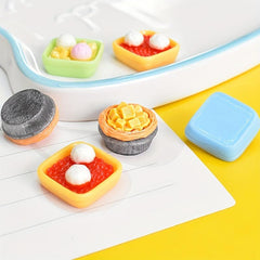10pcs Simulative Food Play DIY Toys For Children Egg Tart Toys Kitchen Toys