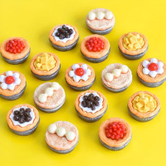 10pcs Simulative Food Play DIY Toys For Children Egg Tart Toys Kitchen Toys