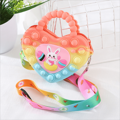 Cartoon Rabbit Coin Purse Silicone Crossbody Bag