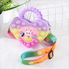 Cartoon Rabbit Coin Purse Silicone Crossbody Bag