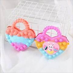 Cartoon Rabbit Coin Purse Silicone Crossbody Bag