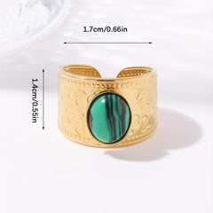 Custom Stainless Steel Open Ring W026