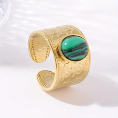 Custom Stainless Steel Open Ring W026