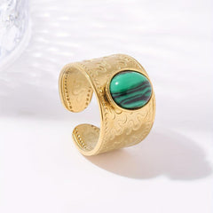 Custom Stainless Steel Open Ring W026