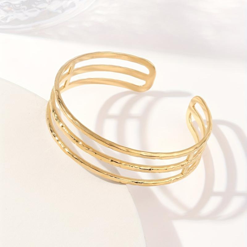 Customizable Stainless Steel Bangle Bracelet
