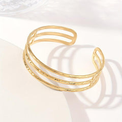 Customizable Stainless Steel Bangle Bracelet