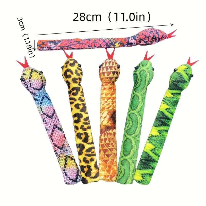 6 Styles Snake Slap Bracelets for Kids Party Favors Boys Girls Gifts