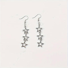 Punk Style Star Earrings Dress Up Accessories For Friends