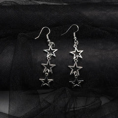 Punk Style Star Earrings Dress Up Accessories For Friends
