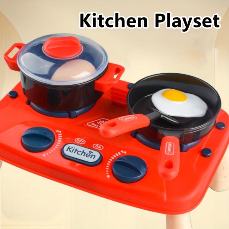 Camping Toy Cooking Set with Light And Sound Great Gift For Kids