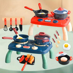 Camping Toy Cooking Set with Light And Sound Great Gift For Kids