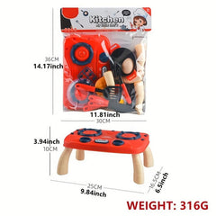 Camping Toy Cooking Set with Light And Sound Great Gift For Kids