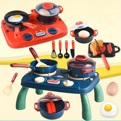 Camping Toy Cooking Set with Light And Sound Great Gift For Kids