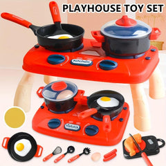 Camping Toy Cooking Set with Light And Sound Great Gift For Kids