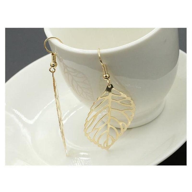 Leaf Pendant Earrings Long Retro Earrings Party Jewelry