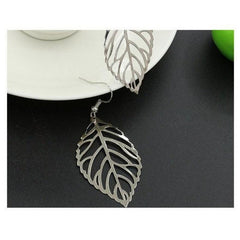 Leaf Pendant Earrings Long Retro Earrings Party Jewelry