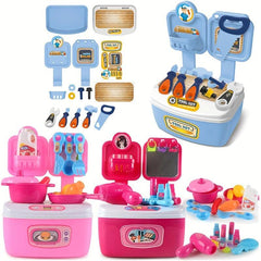 Kids Home Dining Kitchen Utensils Dressing Table Set