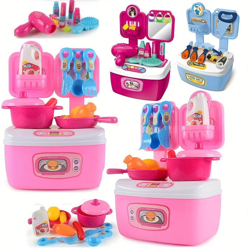 Kids Home Dining Kitchen Utensils Dressing Table Set