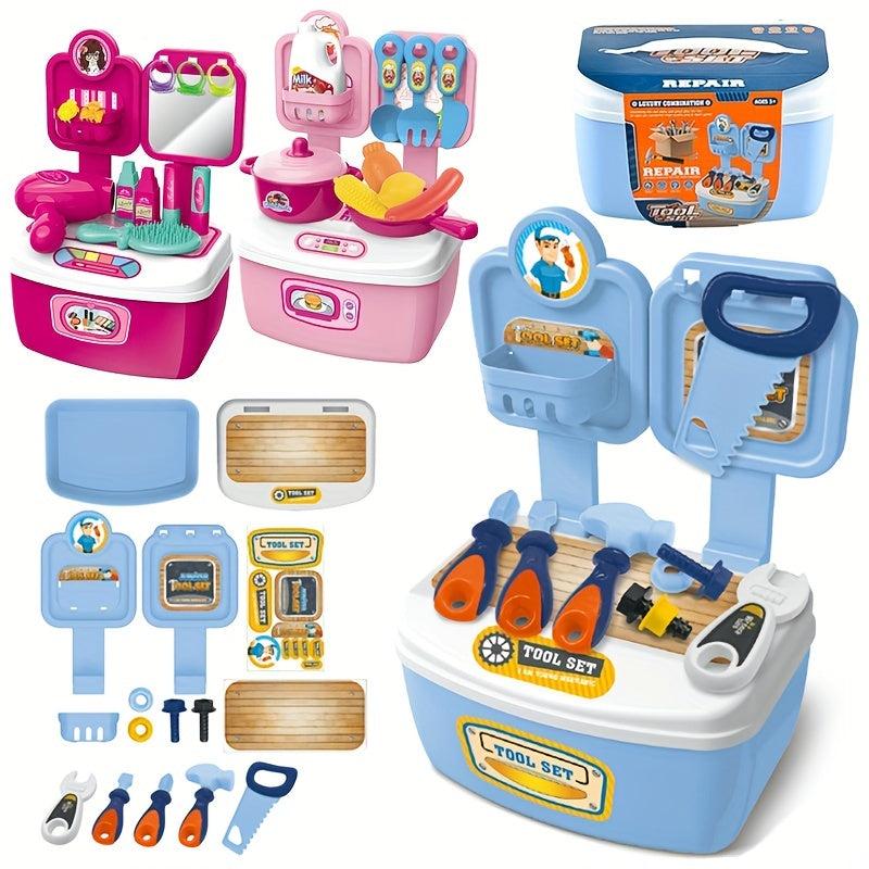 Kids Home Dining Kitchen Utensils Dressing Table Set
