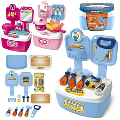 Kids Home Dining Kitchen Utensils Dressing Table Set