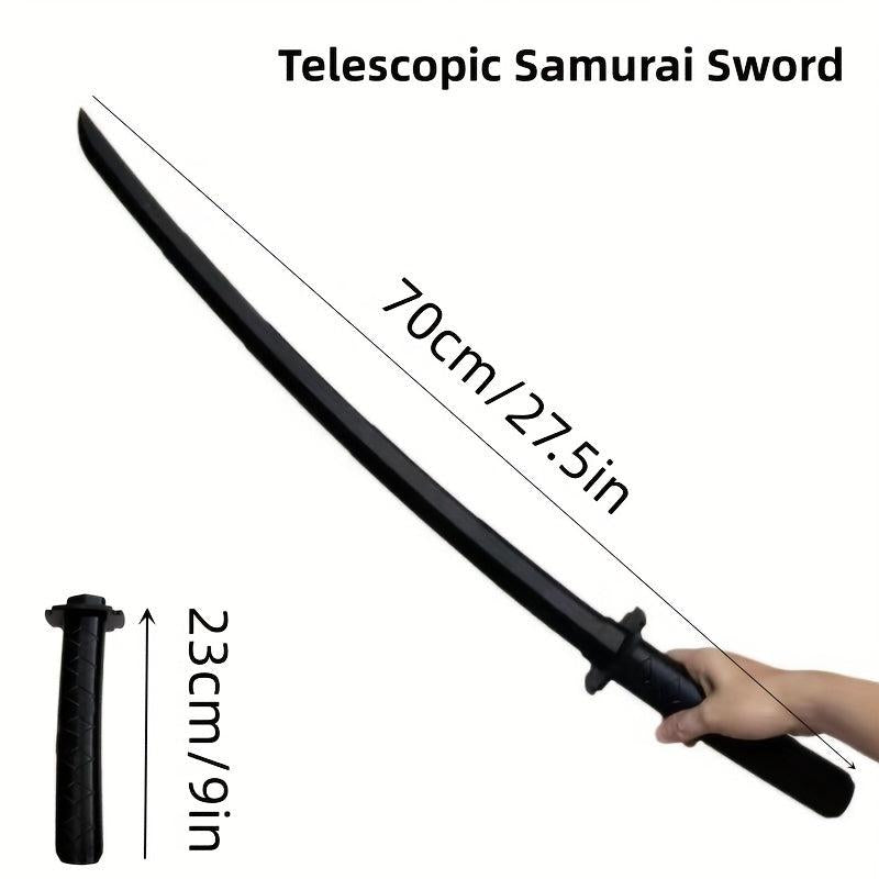 Telescopic Samurai Sword Cosplay Prop Family Toy