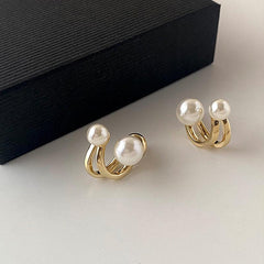 Pearl Earrings Women's French Sense Stud Earrings