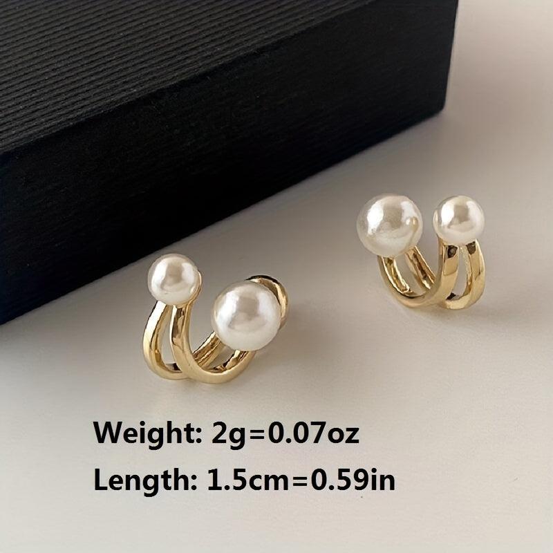 Pearl Earrings Women's French Sense Stud Earrings