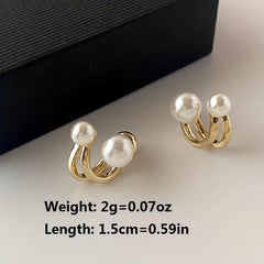 Pearl Earrings Women's French Sense Stud Earrings