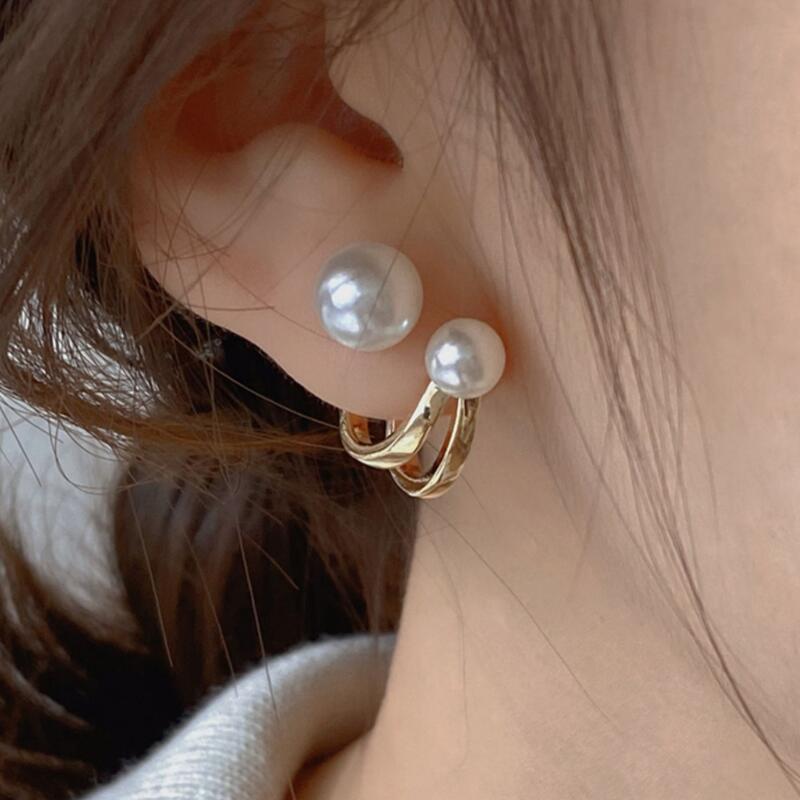 Pearl Earrings Women's French Sense Stud Earrings