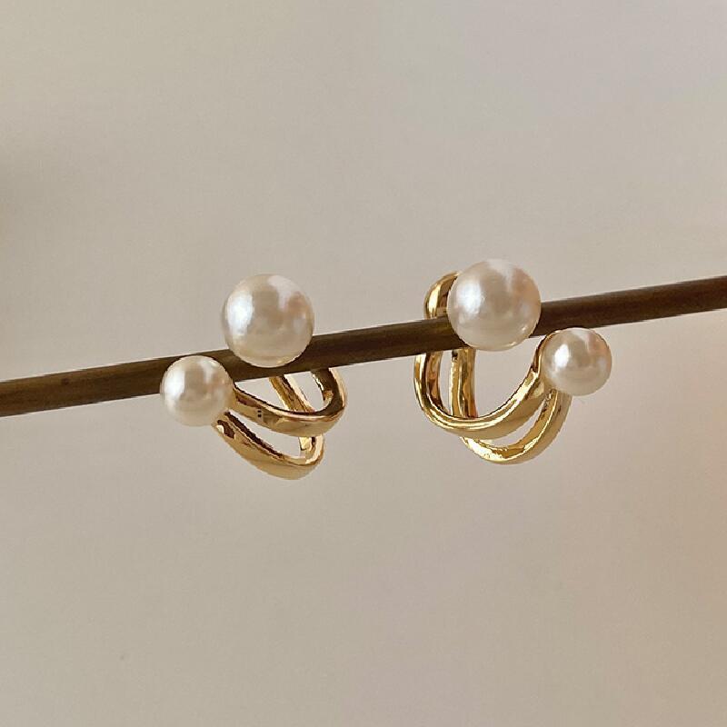 Pearl Earrings Women's French Sense Stud Earrings