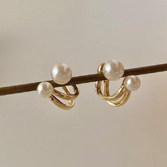Pearl Earrings Women's French Sense Stud Earrings