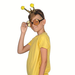 Bee Headband And Glasses Set With Antenna Headband And Sun Glasses