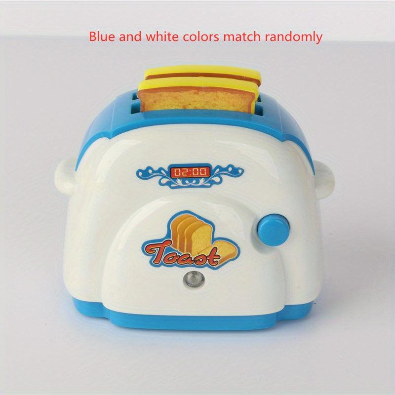 Kids Play House Mini Roasted Toast Bread Machine With Light