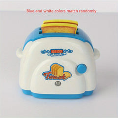 Kids Play House Mini Roasted Toast Bread Machine With Light