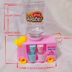 Mini Water Dispenser Family Toy Set