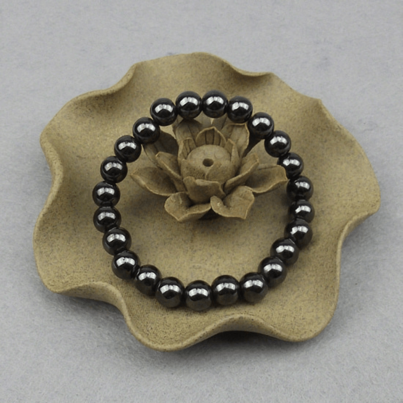 8mm Round Bead Magnetic Stone Buddha Bracelet Health Magnetic Therapy Gift